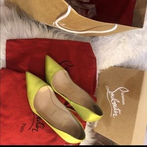 Christian Louboutins (neon)
